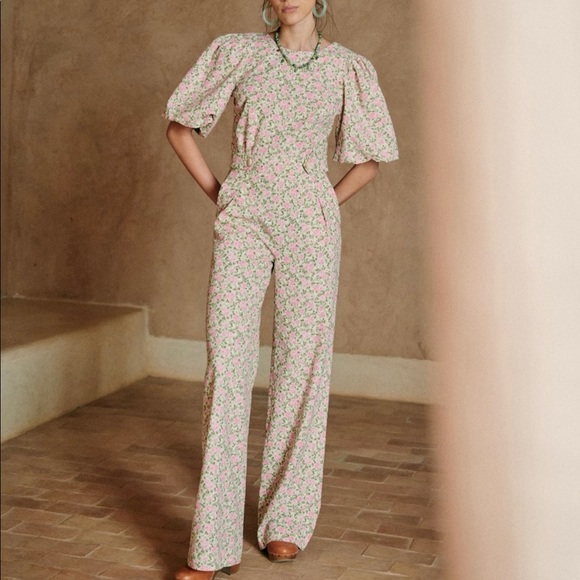 NWT Sezane Claude jumpsuit 36 - Picture 2 of 3